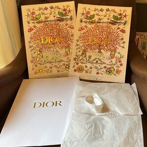 3 Christian Dior Gift Envelopes with 1 ribbon